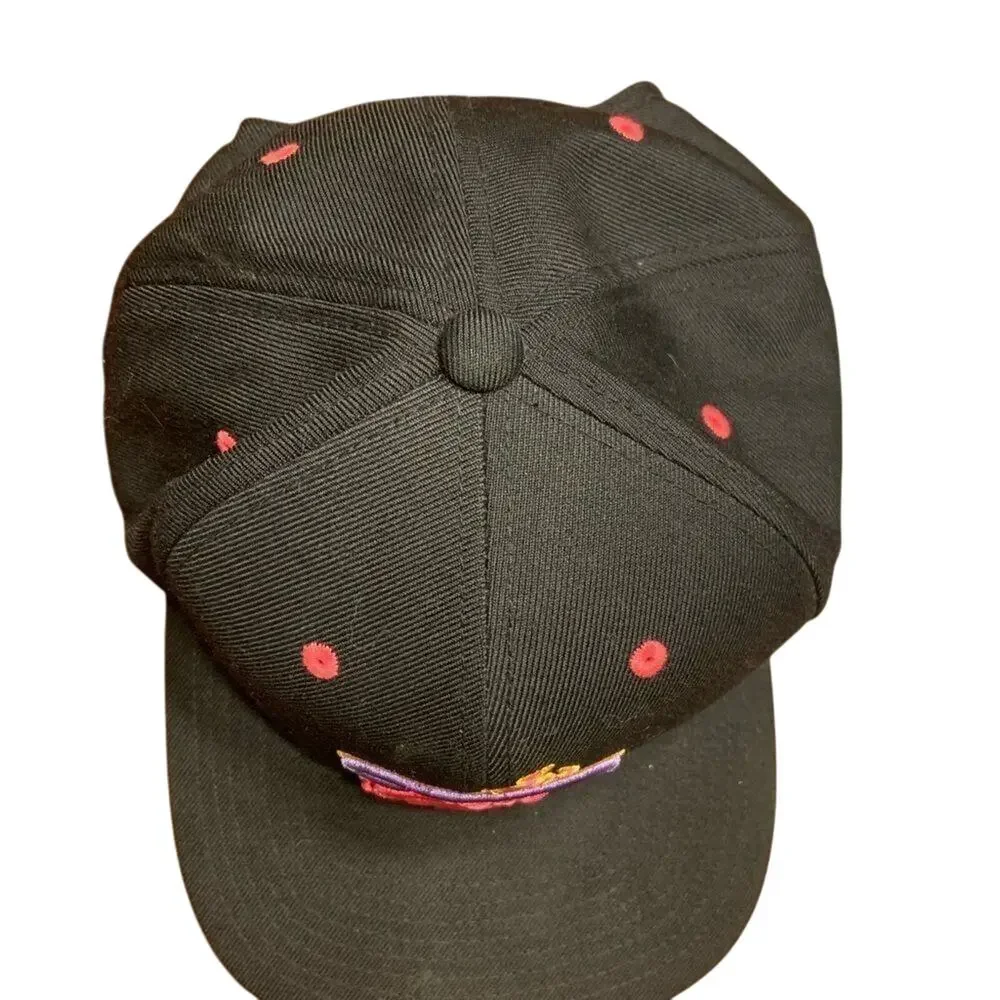 Miami heat basketball NBA snapback Mitchell & Ness highlighter pop hat! Like new